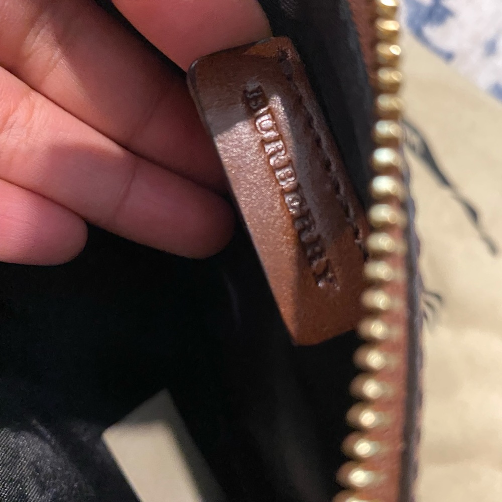 Burberry Brown Tan Plaid Crossbody Bag - Picture 8 of 14